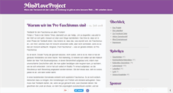 Desktop Screenshot of mindloveproject.net