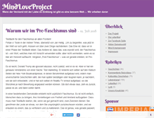 Tablet Screenshot of mindloveproject.net